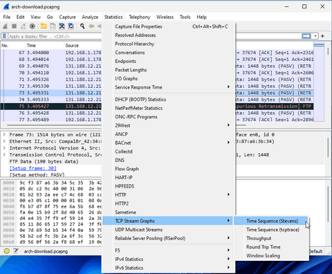 wireshark tcp round trip time graph